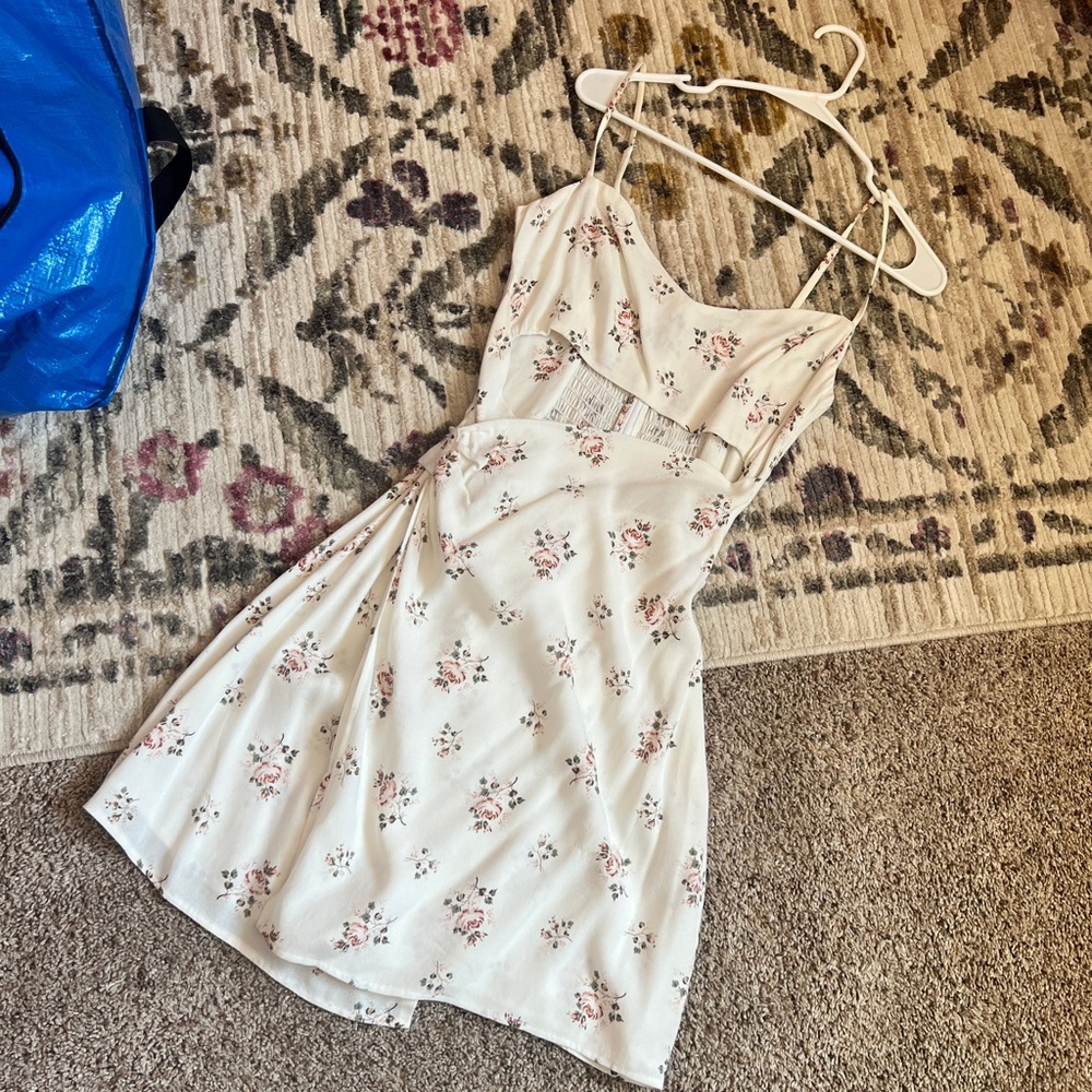 Reformation Floral Wrap Dress Size 10